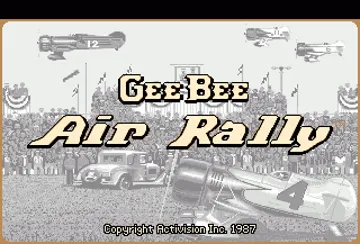 Gee Bee Air Rally screen shot title